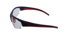 Halfrim Sportbrille mit Sehstärke und Direktverglasung grau 40% (Mod. Swisseye Gardosa Re+)