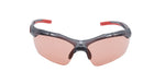 Halfrim Sportbrille mit Sehstärke und Direktverglasung 40% rot Kontrast (Mod. Swisseye Nucleo)