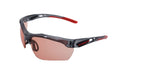 Halfrim Sportbrille mit Sehstärke und Direktverglasung 40% rot Kontrast (Mod. Swisseye Nucleo)