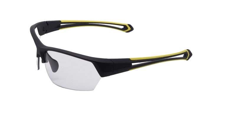 selbsttönende fahrradbrille mit sehstärke NEU: Halfrim Sportbrille Professional
