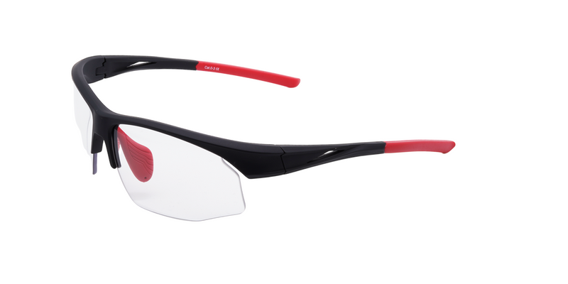 fahrradbrille selbsttönend mit sehstärke NEU: Halfrim Sportbrille Professional