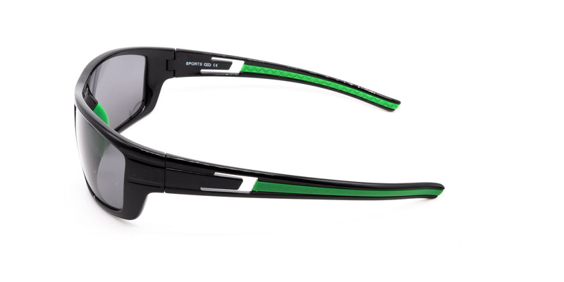 fahrradbrille mit korrektur Fullrim Sportbrille mit Sehstärke und Direktverglasung grau 85% (Mod. – Heroes of Leisure